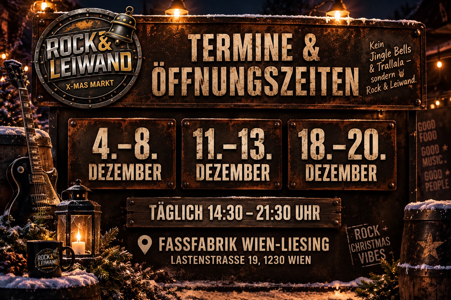 DeLoreans — Fassfabrik Wien-Liesing show flyer