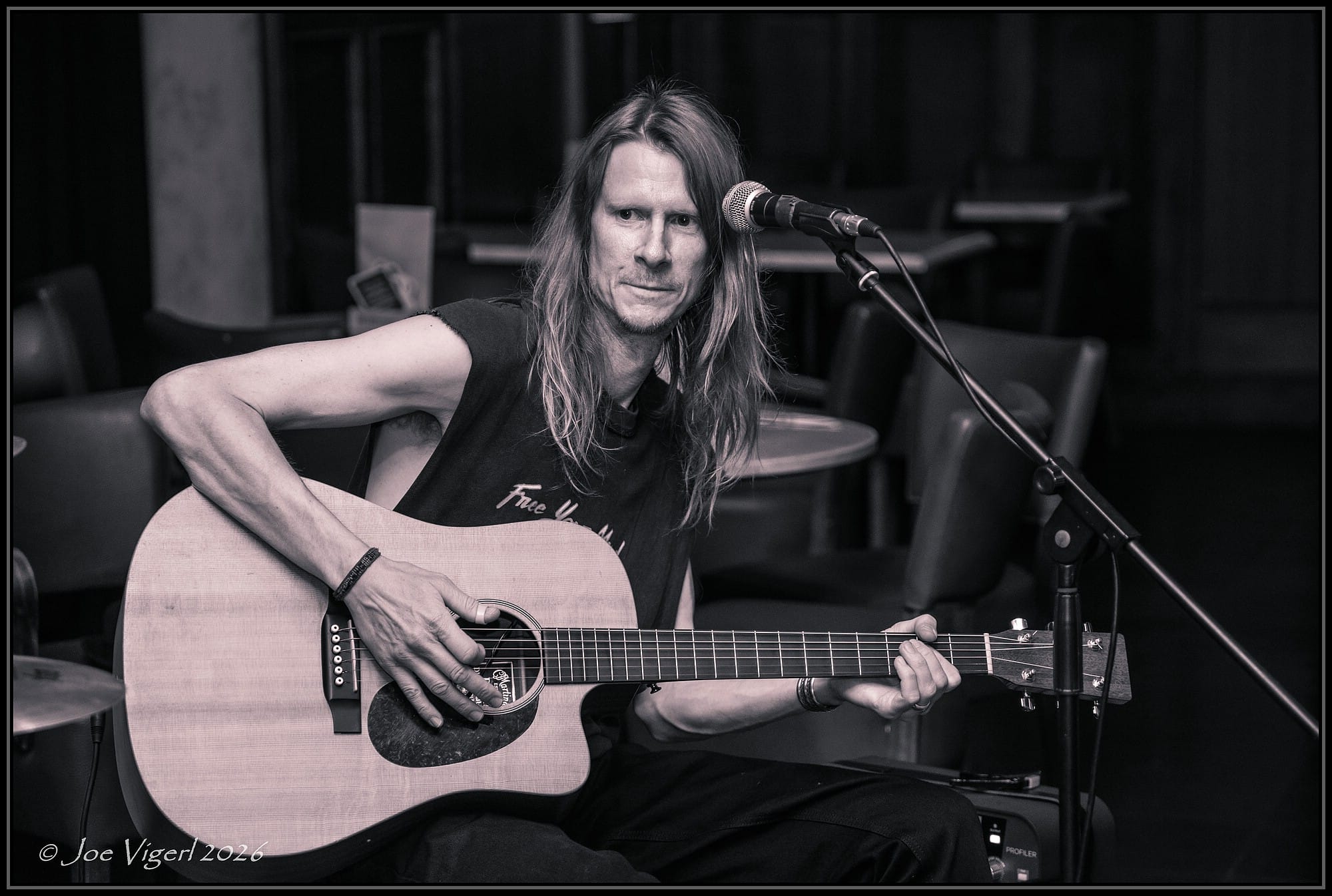 DeLoreans guitarist performing live